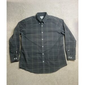 St. John's Bay Iron Free Twill Long‎ Sleeve Button Down Shirt Men's XLT Casual